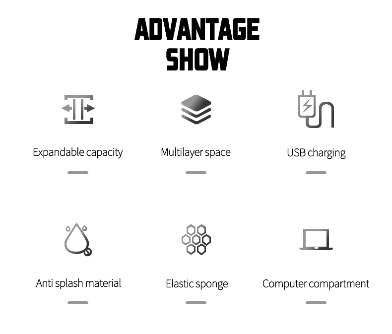 Multifunction Backpack For custom logo Travelling Bagpack USB Charging Mens Business Back Packs Laptop Travel Backpack Bag