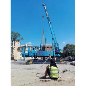 Custom Hydraulic Pile Driving Machine , Precast Concrete Pile Driving