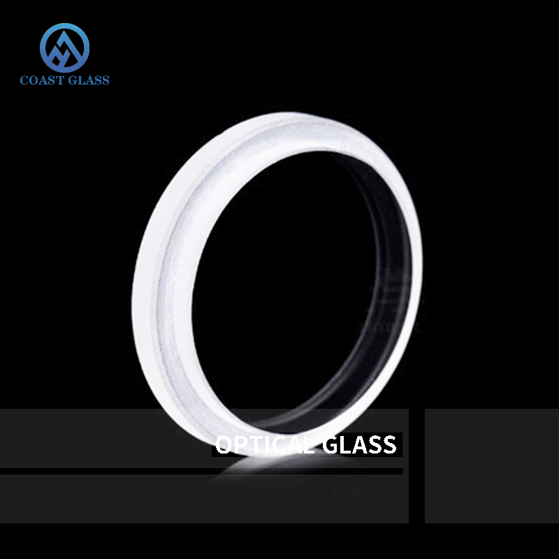 Quartz Glass Dia 25mm Thickness 1mm Fused Silica Plate Round Shaped Step Quartz Glass Window For Optical Use