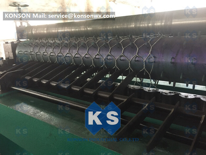High Efficiency Hexagonal Wire Netting Machine Automatic PVC Coating Line