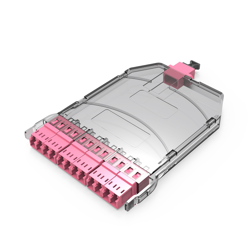 Compact Ultra Thin Fiber MPO MTP Cassette Module 12 Ports