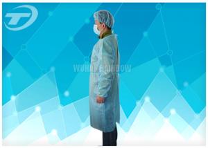 Buy cheap 18-40G / M2 Disposable Medical Gowns Nonwoven With Knitted Cuff product