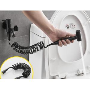 Black Wall Mounted ODM Mixer Tap Sprayer Faucet Set