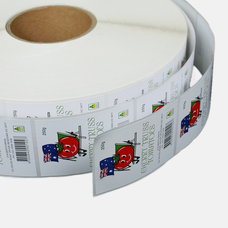 Private Printed Packaging Rolls Adhesive Paper Glass Jar Labels