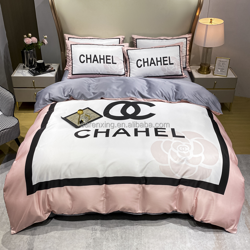 100% Polyester Pillowcase Duvet Cover Sets Luxury Bedding Set for Adult Home Bed Cover