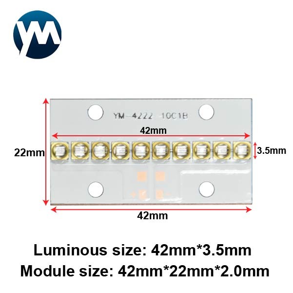 UV Light Module 30W Line Light Source Module High Power UV LED Seamless Stitching