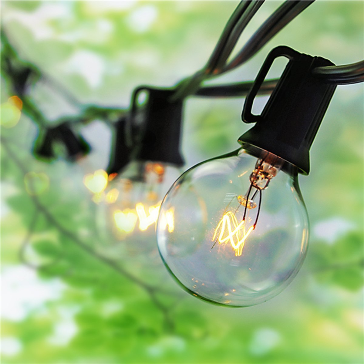 CE ROHS Certified LED Christmas Outdoor String Lights 50000 Hour Working Lifetime