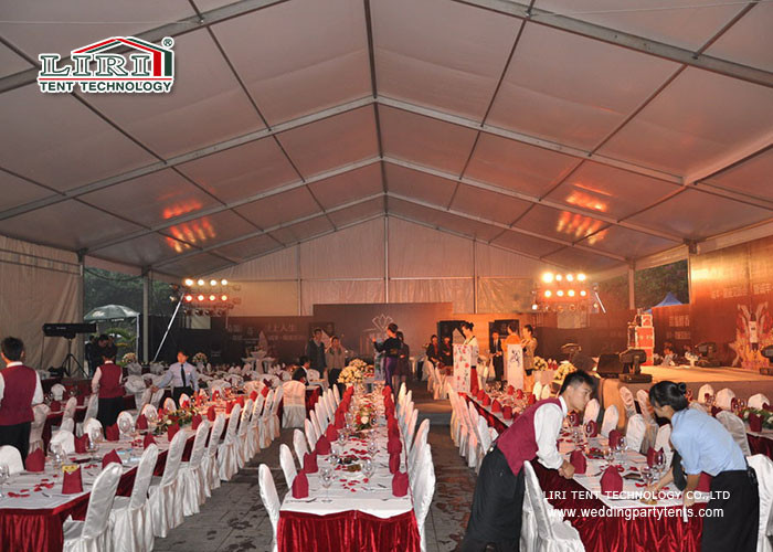 White PVC Outdoor 20 X 25M Large Event Tent for 400 people wedding event