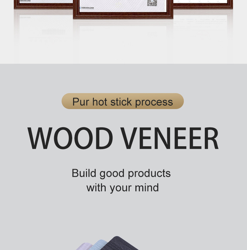 Hot Sale Fire And Insect Proof Wood Grain Bamboo Charcoal Wood Veneer Wall Panels