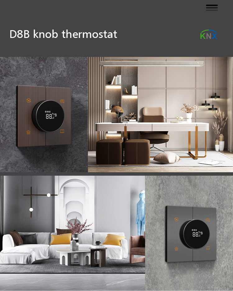 KNX Home Smart Thermostat Digital Air Conditioner Cooling Smart Temperature Controller
