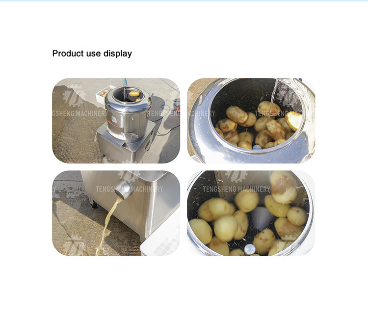 1.5kw Commercial Food Processor Machine Automatic Electric Potato Peeler