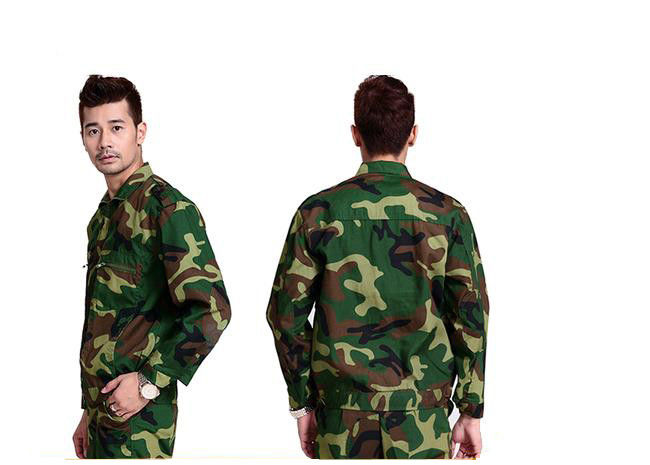 Forest BDU / ACU Army Battle Dress Uniform Special Design Breathable Metal Button Cuffs