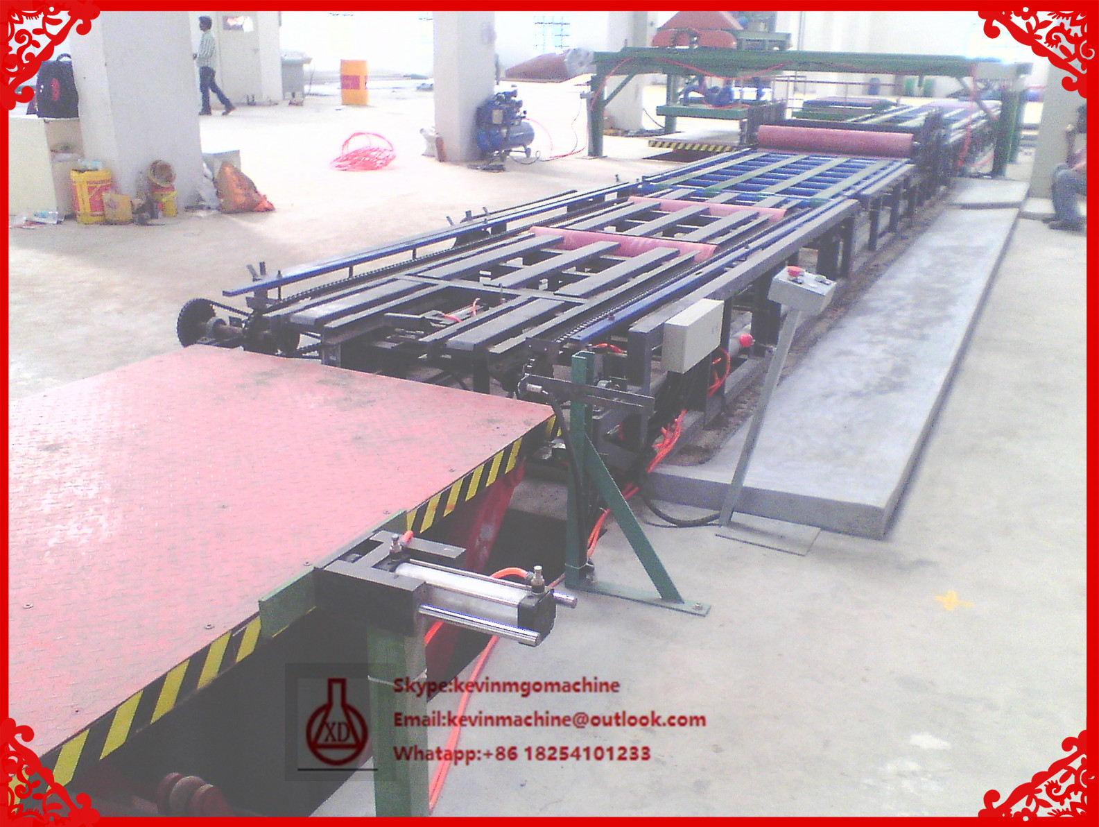 Decoration Panel Roofing Sheet Making Machine with Double Roller Extruding Technology