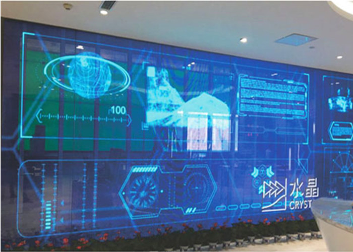 P10 / 12 Transparent Led Curtain Display for Shopping Mall Facade , Led Pixel Curtain