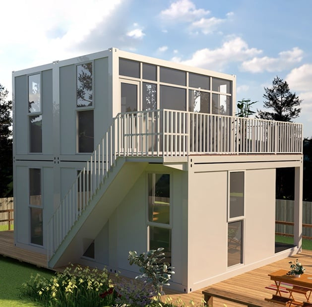 Shipping Prefabricated Container House 20ft Detachable Prefab Eco Homes