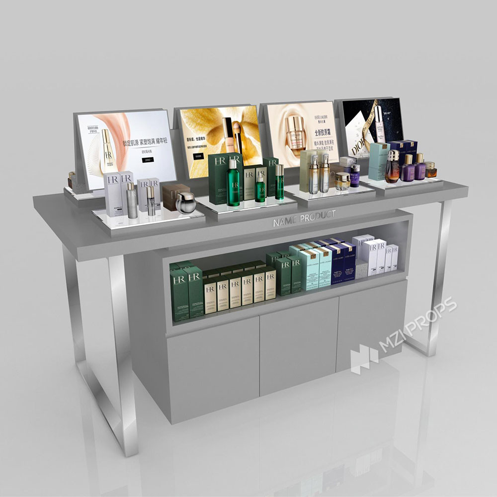 GDR06-CMM02 Beauty Display Stand with Optimized Display Space and Luxurious Style for Fashion Boutique