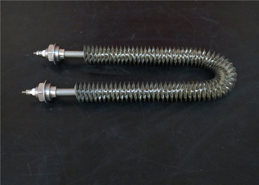 U / W Shape 3KW Finned Tubular Heater For Recirculation Ovens / Dryers