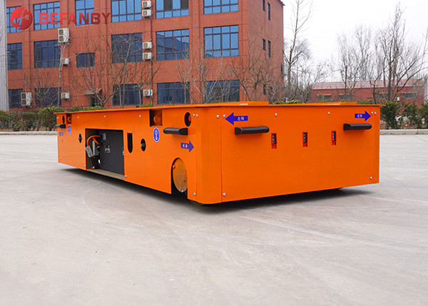 steerable cart battery transfer electric trackless platform