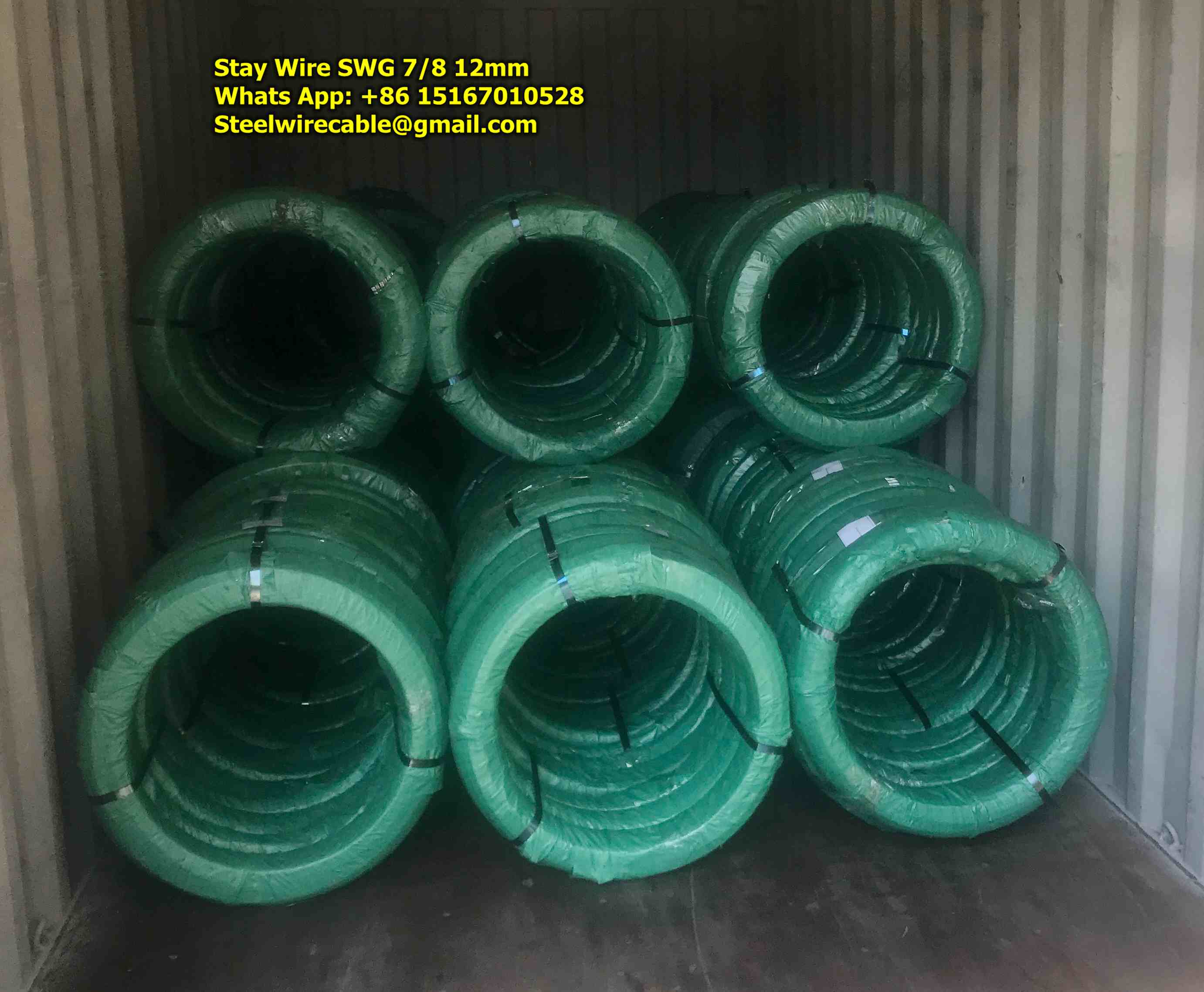 Galvanized Stay Wire SWG 7/8 (7/4.0mm) BS 183
