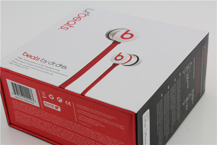 urBeats Earphones Wired White & Red With Medium Earbuds made in china grgheadsers.com