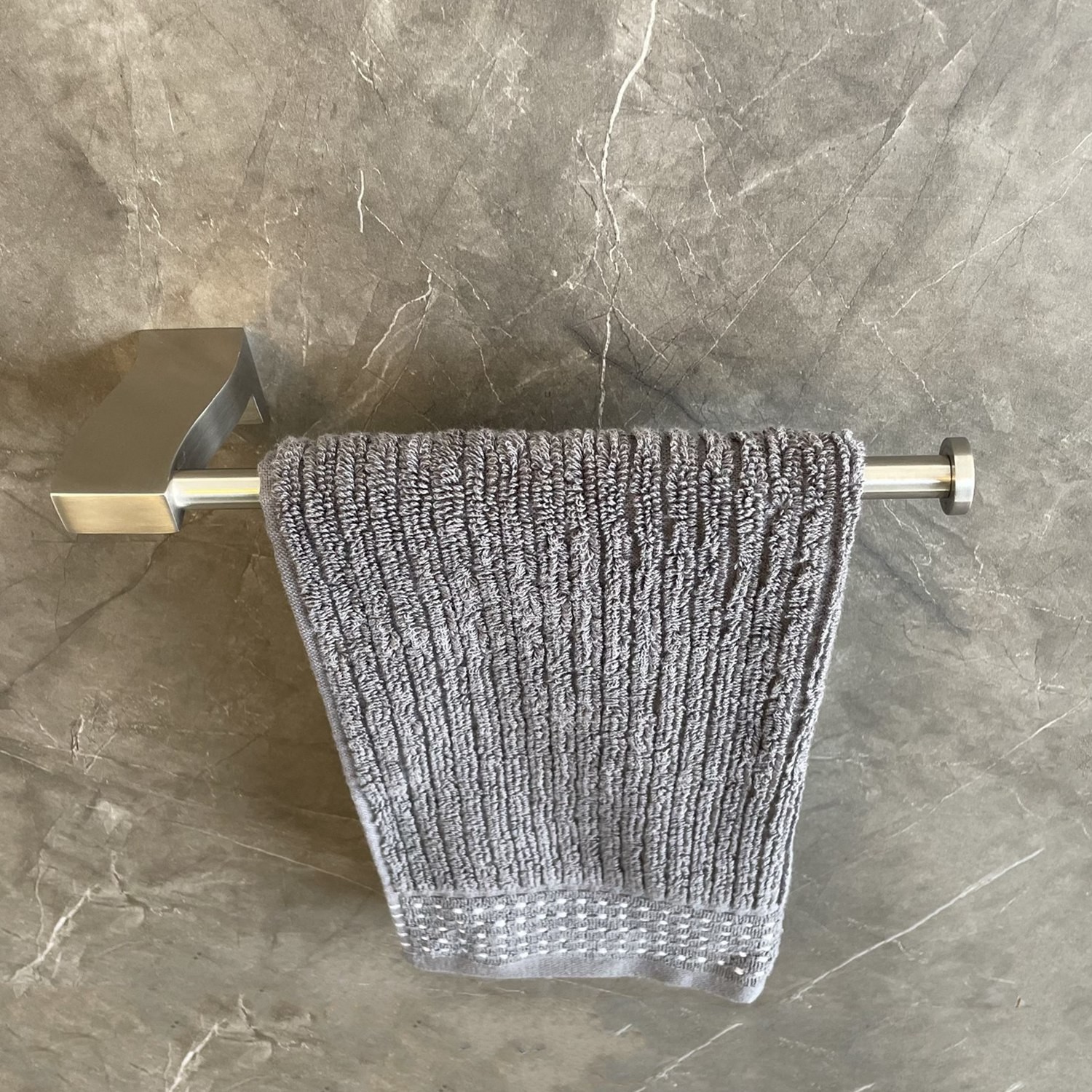 Decorative Bathroom Towel Rings / OEM 304 Stainless Steel Towel Holder For Kitchen