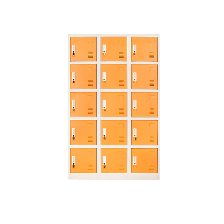 Waterproof Lockable Safety 15 Door Digital Metal Lockers For Swimming Pool