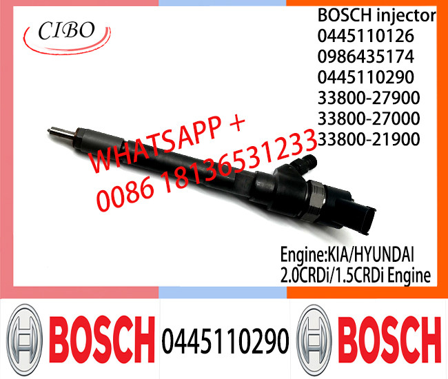 BOSCH injetor Common fuel Injector 0445110290 33800-27900 33800-27000 33800-21900 33800-279002Y/Z/X for KIA/HYUNDAI