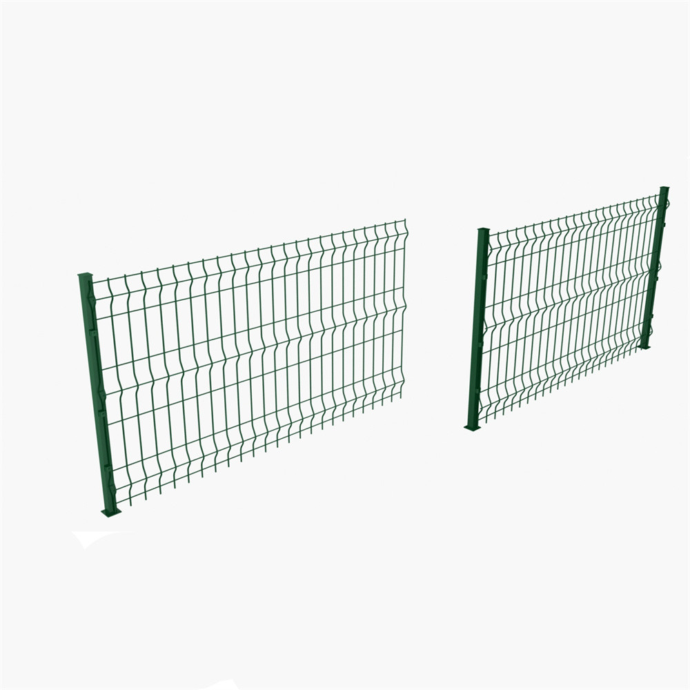 Steel 3D V Mesh Security Fencing 4mm 60mm Post 50mm X 200mm