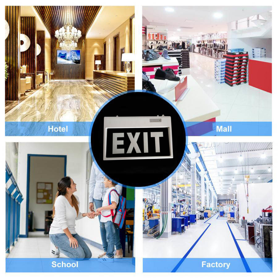 emergency led light sign led emergency light