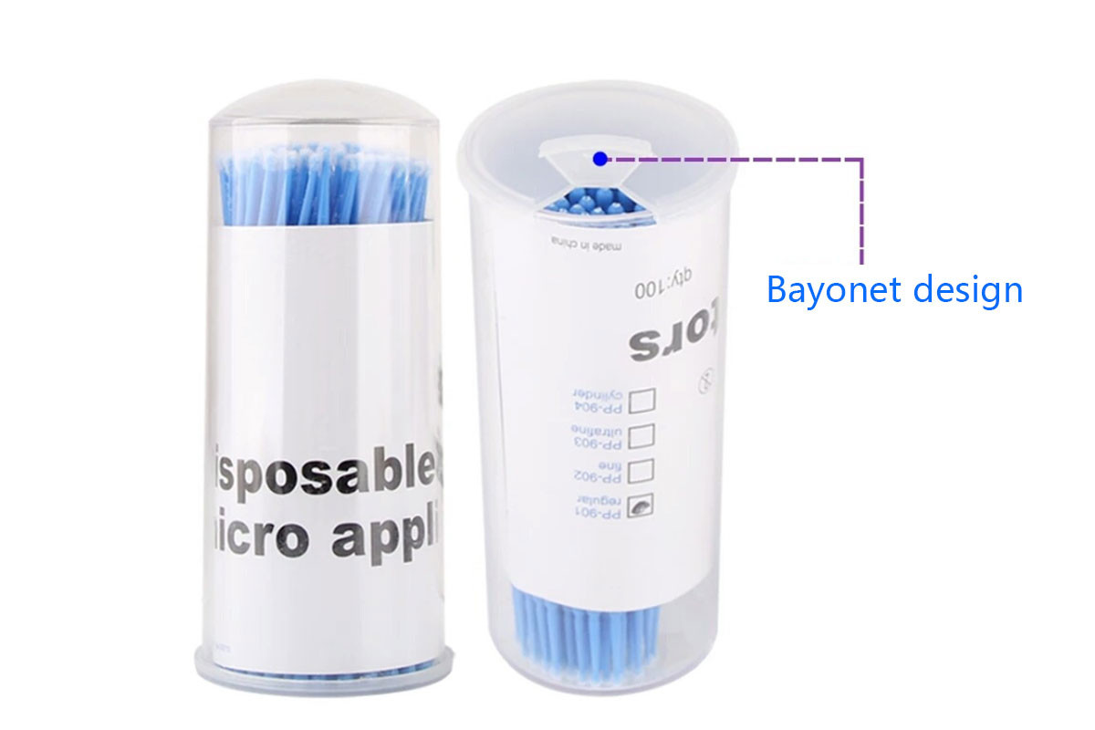 Disposable Eyelash Cleaning Glue Removing Beauty Stick Cotton Swab Tools