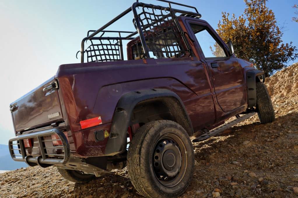 Fast Charging Four Wheel Electric Pickup EV Electric Truck With 2seats Made In China