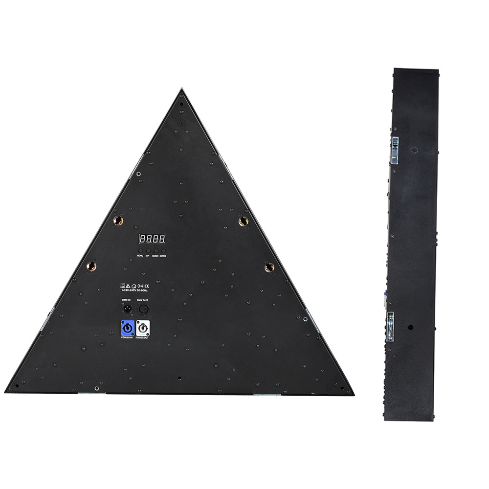 LED 250W Retro Strobe Light Triangle Theater Stage Light Audio Effect Fresnel Fixures