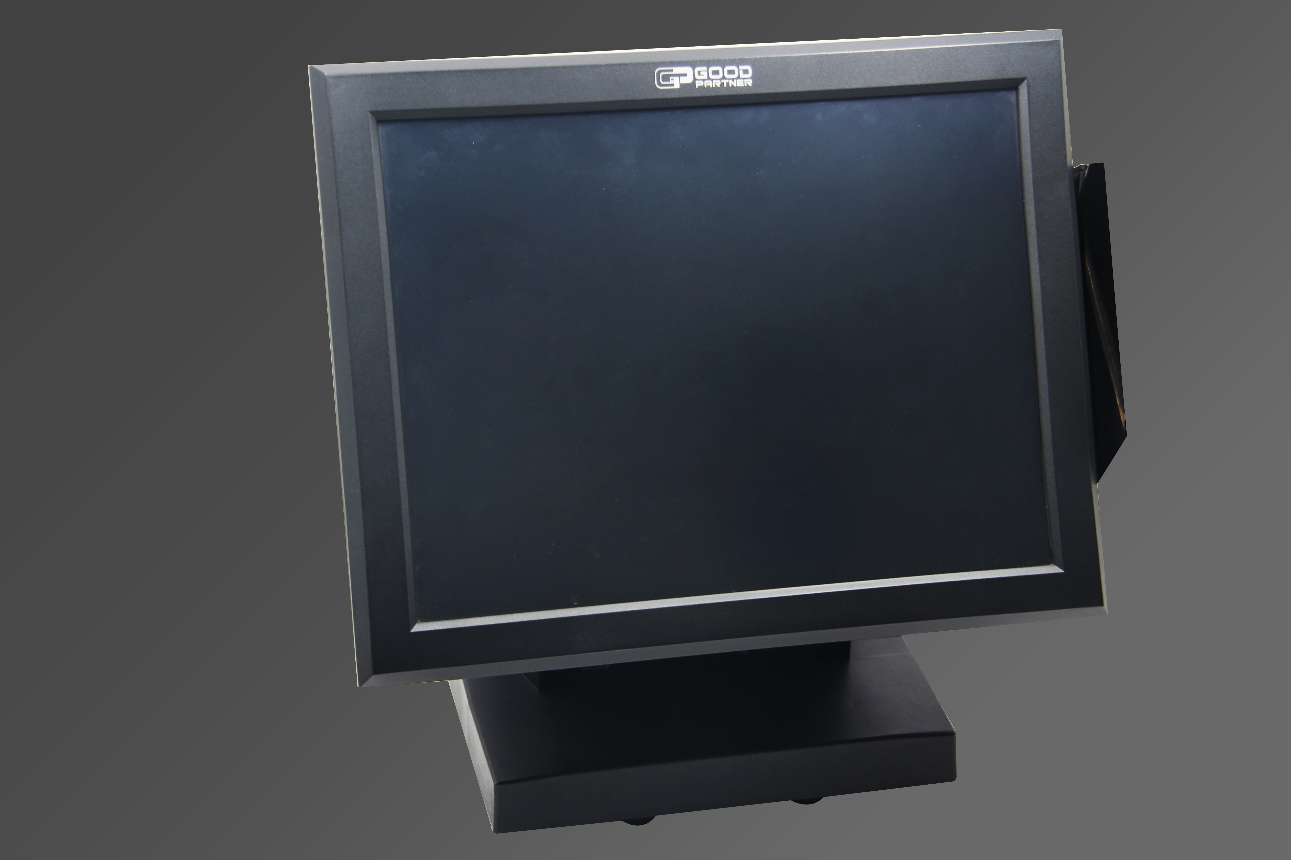 15 inch POS machine with Linux and Winsystems 5 wire resistive touch screen 2G DDR3 32G SSD