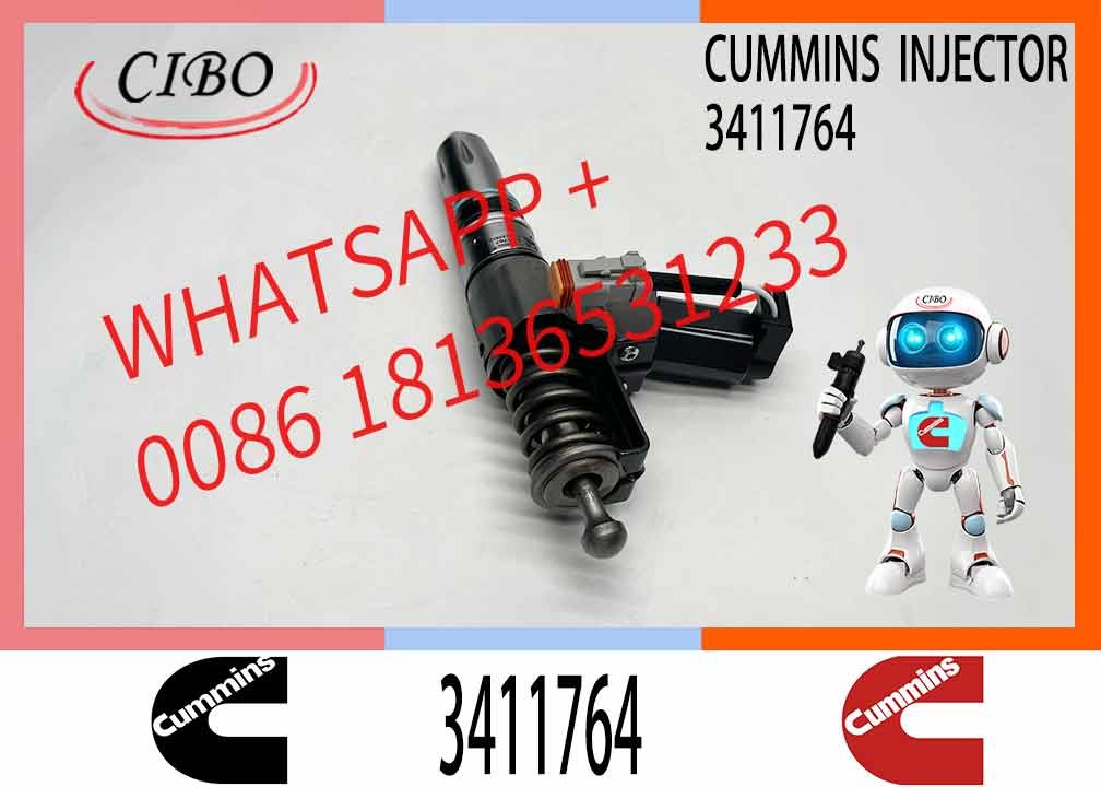 Neutral Fuel Injector Assembly 3411767 Common Rail Injector 3411764 for Cummins Engine N14