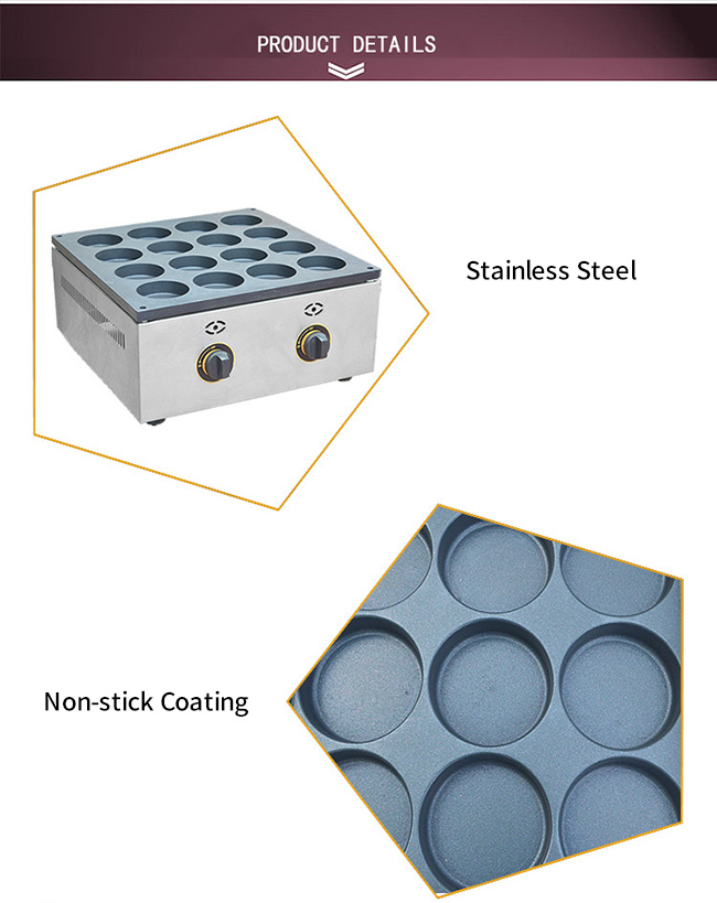 Commercial Bakery Processing Equipment 16 Holes Gas Hamburger Toaster