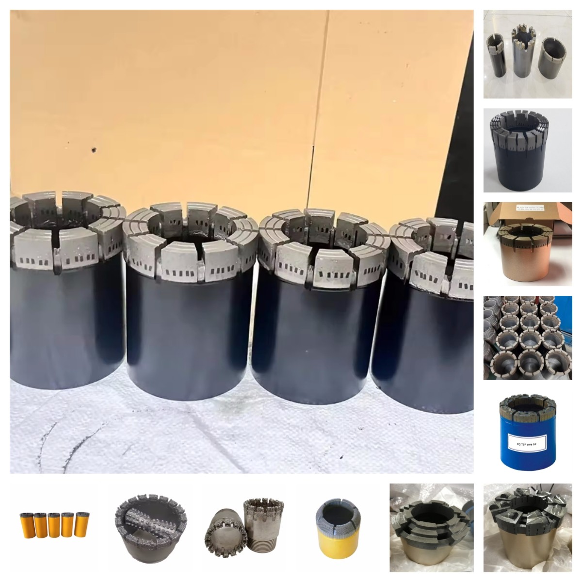 AQ,BQ,NQ,HQ,PQ Wire line Impregnated Diamond Core Drill Bit For Geological Mineral Exploration Core Drilling bit