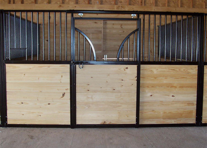 50mm Customized Horse Stable Equipment With Galvanized Steel Tube Stable
