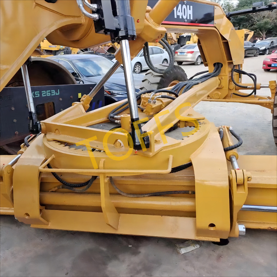 Used Motor Grader CAT 140H Seondhand Caterpillar 140K Road Equipment