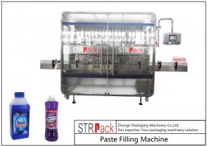 China Linear 1-5L Cleaner Filling And Packaging Machine With Diving Filling Nozzle on sale