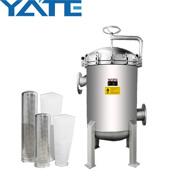 PP Sanitary Bag Filter Housing Paint Filtration System Stainless Steel