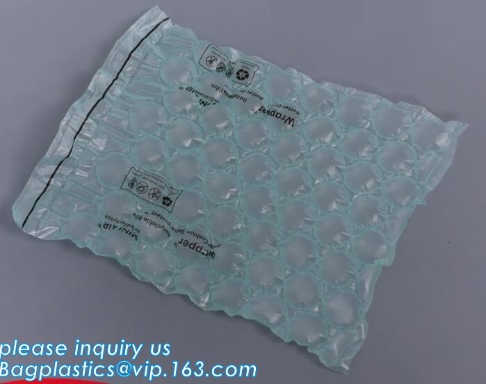 Anti-Shock Reusable Plastic PVC Inflatable Bubble Liner Protective Pac Red Wine Bags Protector For Fragile bagease pack