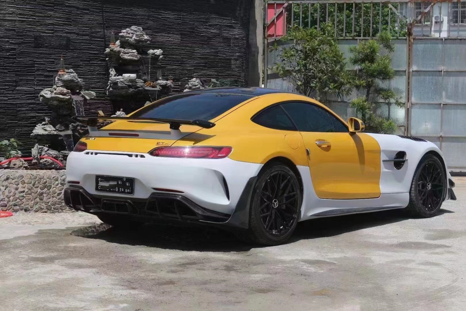 Auto Parts for Mercedes-Benz AMG GT GTS GTC Body Kit AMG GT GTS Upgraded Pro Style Front and Rear Bumper Spoiler Body Kit