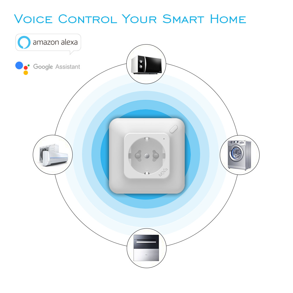 Tuya Router Wifi Smart Power Plug Easy Installation And Operation 50Hz~60Hz