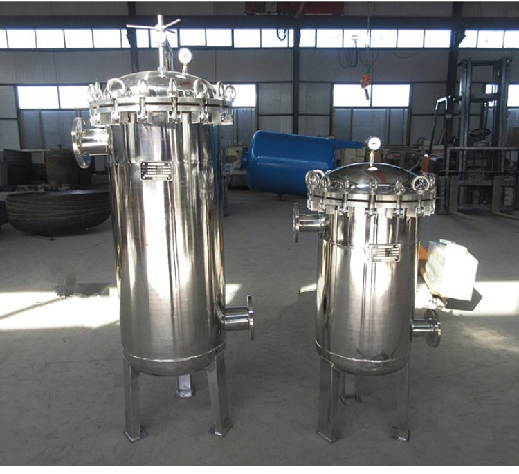 62KG Precision Stainless Steel Bag Filter for Tap Water Purification Industrial Machinery