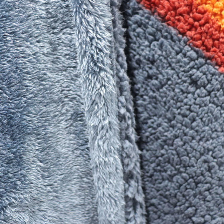 High Durability Flannel Throw Blanket Minky Heated Blanket 100% Polyester