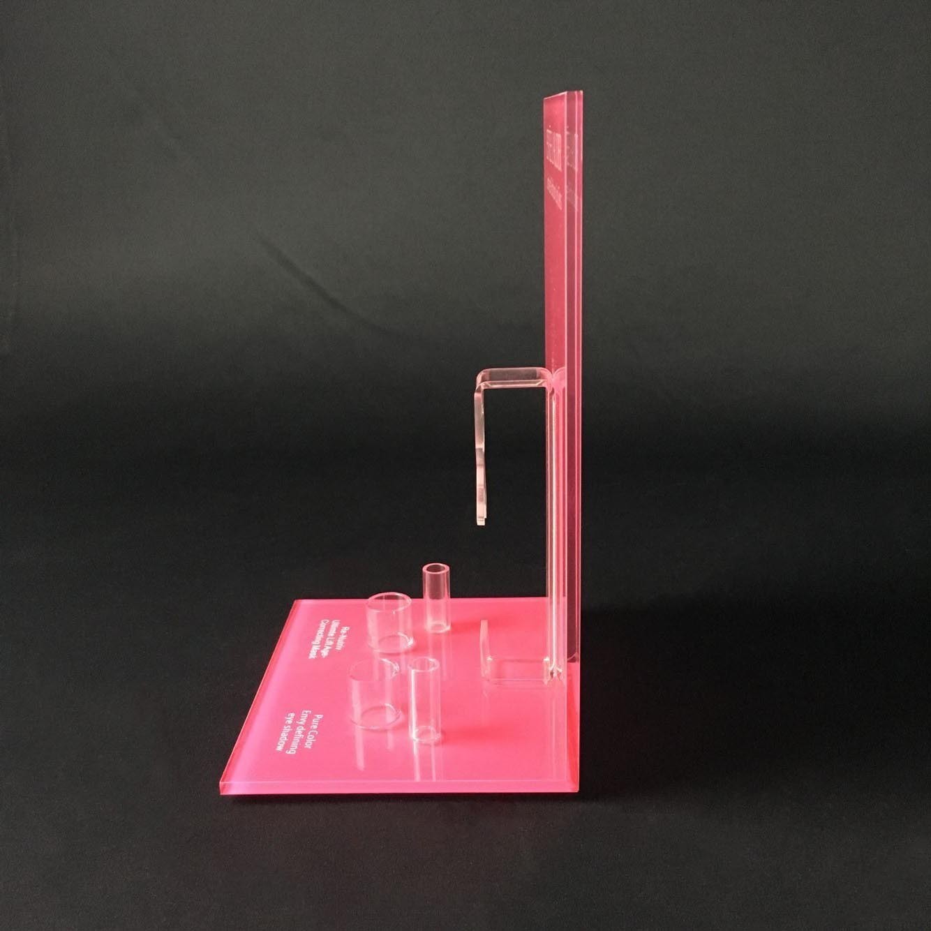 Cosmetic Rack Acrylic Eye Shadow Display Stand Plexiglass Lucite Makeup Counter Mask Holder