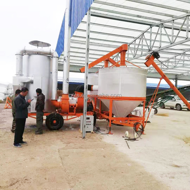 Mechanical Paddy Dryer Machine for Small Scale 5HGN-50B-4 Mini Mobile Rice Mill Plant