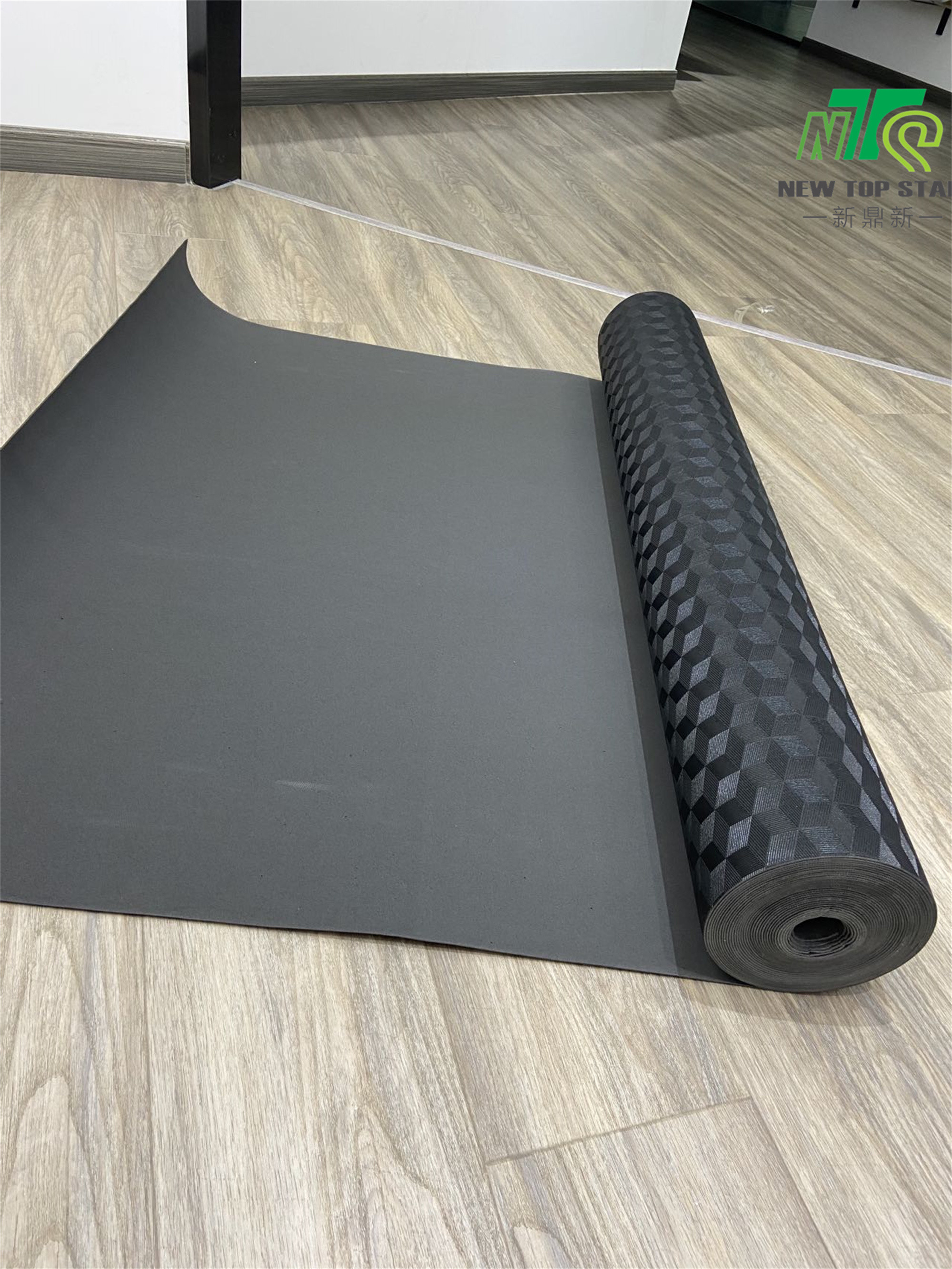 EVA Dense Vinyl SPC Flooring Underlayment 1.5mm With Film Coating