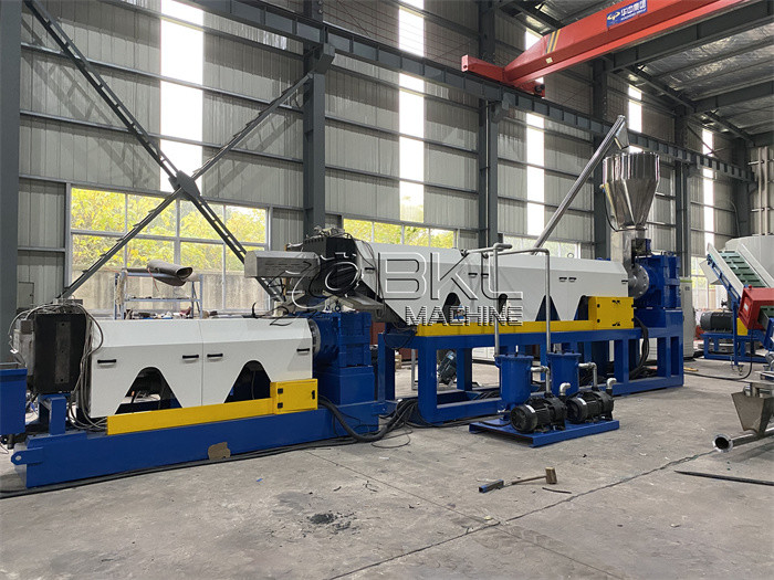 PP Ldpe Plastic Granulating Line 120mm HDPE Plastic Recycling Granulator Machine
