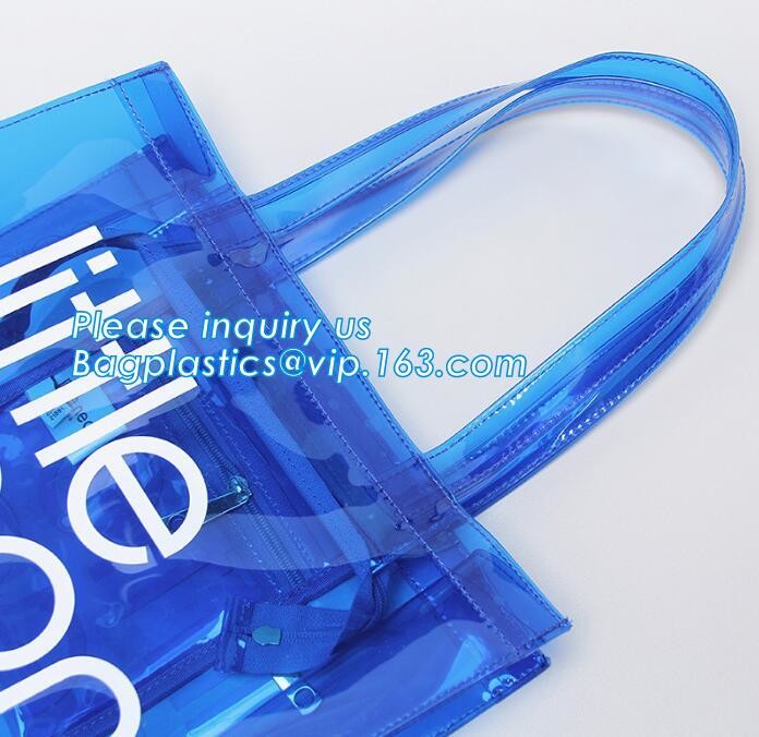 Summer new PVC transparent crystal jelly single shoulder bag Lash leisure beach bag handbag, Purse PVC Beach Clear Handb
